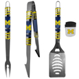 Michigan Wolverines 3 pc BBQ Set and Chip Clip