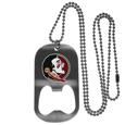 Florida St. Seminoles Bottle Opener Tag Necklace