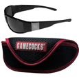 S. Carolina Gamecocks Chrome Wrap Sunglasses and Sports Case