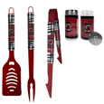 S. Carolina Gamecocks 3pc Color BBQ Tools w/Salt & Pepper Shakers