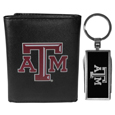 Texas A & M Aggies Tri-fold Wallet & Multitool Key Chain, Black