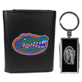 Florida Gators Tri-fold Wallet & Multitool Key Chain, Black