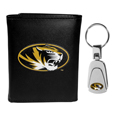 Missouri Tigers Tri-fold Wallet & Steel Key Chain