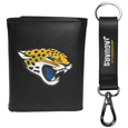 Jacksonville Jaguars Tri-fold Wallet & Strap Key Chain